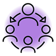 Extend Your Network Partners In Change Pictogram