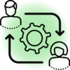 We Deliver Partners In Change Pictogram